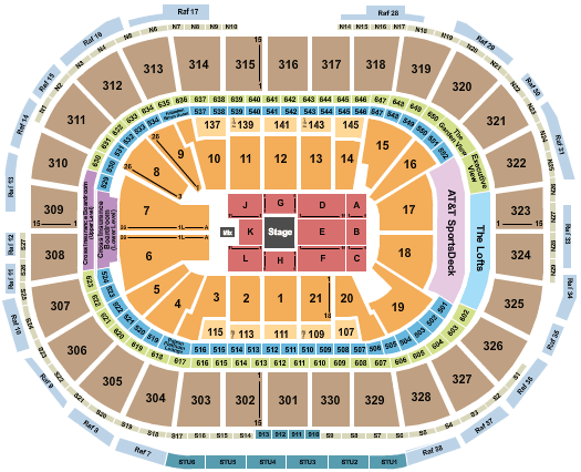 TD Garden Matt Rife Seating Chart